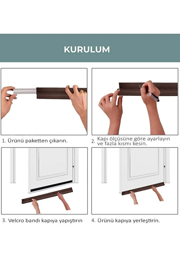 Kapı Altı Rüzgar Önleyici Çelik Kapı Isı Yalıtım Süngeri